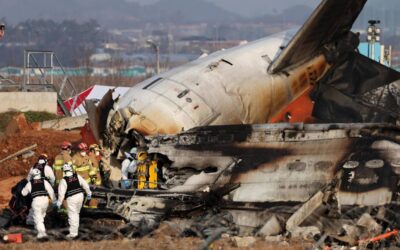 Cajas negras en accidente de Jeju Air dejaron de funcionar cuatro minutos antes del impacto